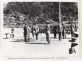 'General Stopford receiving the accolade from Lord Wavell', 15 December 1944