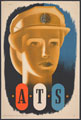 'ATS', recruiting poster, Auxiliary Territorial Service, 1944