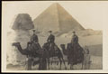 British soldiers visiting the sites at Giza, Egypt, 1917 (c)