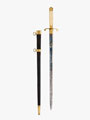 Naval dirk given to Alexander Brown Esq for his role in the defence of the 'Pigot', 1794