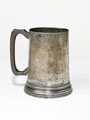 Pewter and glass tankard owned by Ensign Frederick William Nicolay, 1866 (c)