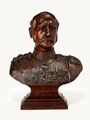 Wooden bust of General (later Field Marshal) Sir George White VC, 1900