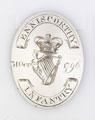 Officer's shoulder belt plate, Enniscorthy Volunteer Infantry, 1800 (c)