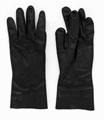 Black rubber NBC outer gloves, 1986