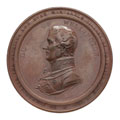 Medal commemorating Wellington and Blücher at Waterloo 1815