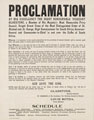 Poster proclaiming martial law in South Africa, 14 January 1914