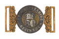 Waistbelt clasp, 30th (The Cambridgeshire) Regiment of Foot, 1856-1881