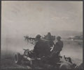 40 mm Bofors gun in action, 1942 (c)