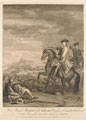 'H.R.H. William Duke of Cumberland with a View of the Routed Rebel Army near Culloden', 1746