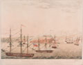 'Attack on Fort Oswego, Lake Ontario, North America May 6th 1814 Noon, 1814'
