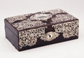 Cigar box, presented to Lord Roberts by the Indian Union Association of Cape Town, South Africa, 1900