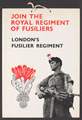 'Join the Royal Regiment of Fusiliers London's Fusilier Regiment', recruiting poster, 1968 (c)