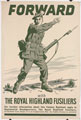 'Forward with the Royal Highland Fusiliers', recruiting poster, 1960 (c).
