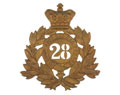 Shako plate, other ranks, 28th (The North Gloucestershire) Regiment of Foot, 1869-1878