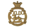 Other ranks' glengarry badge, 49th (Princess Charlotte of Wales's) (or Hertfordshire) Regiment of Foot, 1874 (c)