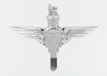 Other ranks cap badge, The Parachute Regiment, 1973 (c)