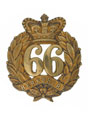 Glengarry badge, other rnaks, 66th (Berkshire) Regiment of Foot, 1874 (c)