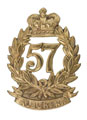 Glengarry badge, 57th (West Middlesex) Regiment of Foot, 1879 (c)