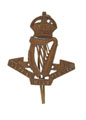 Cap badge, Royal Irish Regiment, 1881-1922