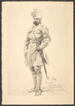 'Jemadar Daudali Khan. Kach Khani. Indian Cavalry Corps', 1914