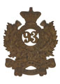 Glengarry badge, other ranks, 93rd (Sutherland Highlanders), 1876 (c)