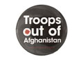 'Troops out of Afghanistan' badge, 2006 (c)