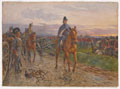 Arthur Wellesley, 1st Duke of Wellington, at the Battle of Waterloo, 1815