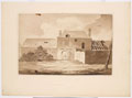 'The House of du Gourmon from the Wood on the Left', Chateau de Hougoumont, Waterloo, 1815