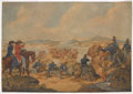 An action during the Peninsular War, with riflemen of 95th (Rifle) Regiment acting as snipers, 1810 (c)