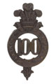 Other ranks' glengarry badge, 100th (or Prince of Wales's Royal Canadian) Regiment of Foot, 1874-1881