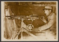 French machine-gunner on the Champagne Front, 1915