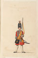 'Take heed, Stand (Shouldering) Granadier [sic] Make ready', The Grenadier's Exercise, 1735 (c)