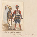 'Schumla Fool & Zabek of Anatolia. Bashi Bazouks from life. Schumla', Turkey, 1854 (c)