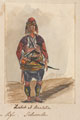 'Zabek of Anatolia. Bashi Bazouks from life. Schumla', Turkey, 1854 (c)