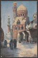 'Mosque El Agha, Cairo', postcard, 1910 (c)