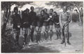Teaching men of the 2nd King's African Rifles the Morse alphabet in Somaliland, 1903