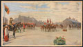 Presentation of a new standard to the 5th Royal Inniskilling Dragoon Guards by the Duke of Gloucester, Colchester, 1938