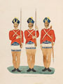 'Secure arms', infantry drill, India, 1814.
