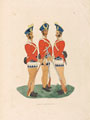 'Pile Arms', infantry drill, India, 1814