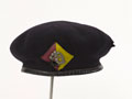 Officer's beret with cap badge, 1955 (c)