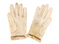 Pair of gloves worn by Field Marshal Arthur Wellesley, 1st Duke of Wellington, 1842-1852