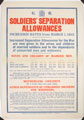 Soldiers Separation Allowances, 1915