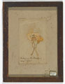 Poppy flowers framed and mounted, inscribed 'Picked in The trenches' Aug 1915'