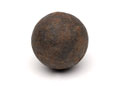 6 pounder cannon ball, Waterloo, 1815