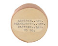 Box of aspirin-phenacetin-caffeine tablets, 1942