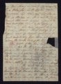 Incomplete letter from Lieutenant William Staveley to his mother, 1812 (c)