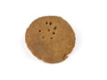 Ration biscuit owned by Gunner T Austen, 86th Battery, Royal Artillery, World War One, 1916 (c)