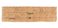 Cardboard calendar used by 7th Parachute Regiment Royal Horse Artillery, 2006 (c)