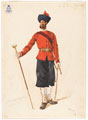 Drum major, 7th Bombay Infantry, 1885