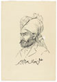 'Subadar-Major, 20th Brownlow's Punjabis Kambar Khel (Afridi)', 1910 (c)